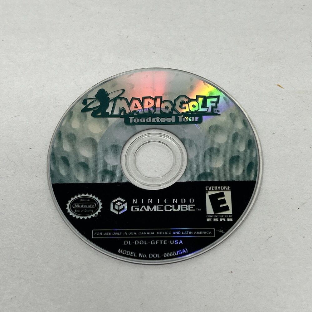 Mario Golf: Toadstool Tour Nintendo GameCube 2003 Loose Disc Only Tested Working